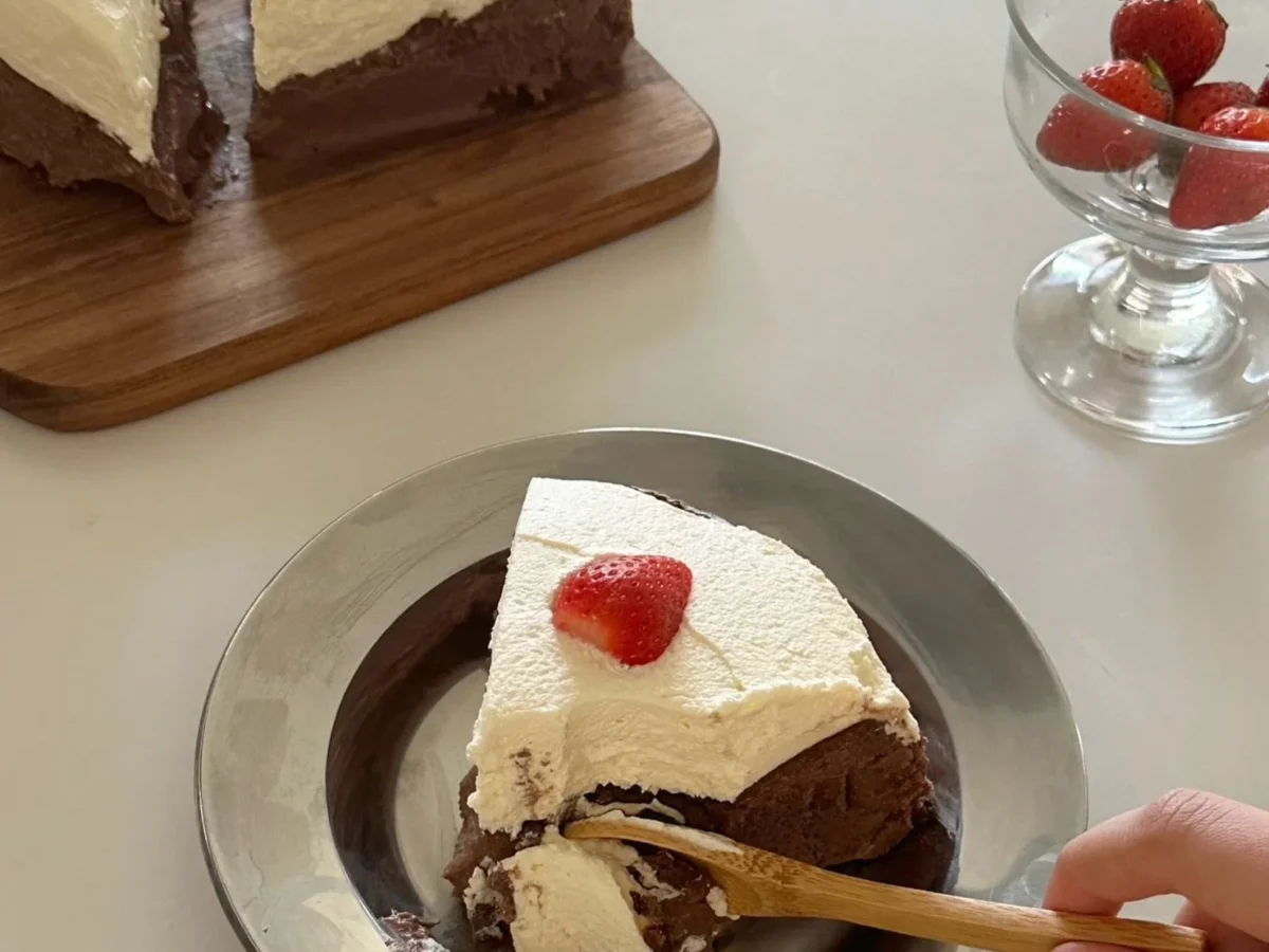 chocolate basque cheesecake