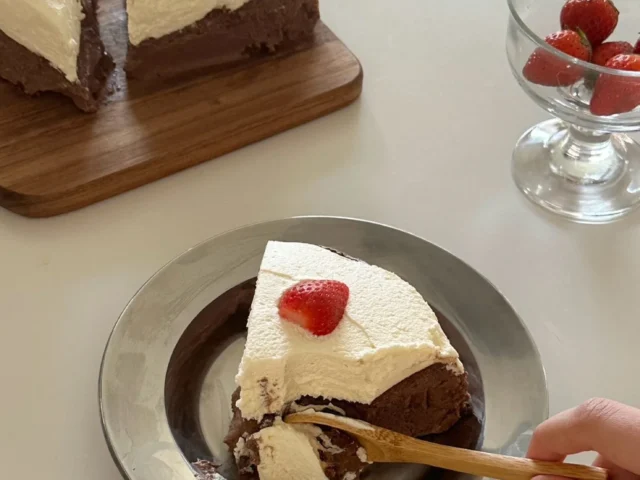 chocolate basque cheesecake
