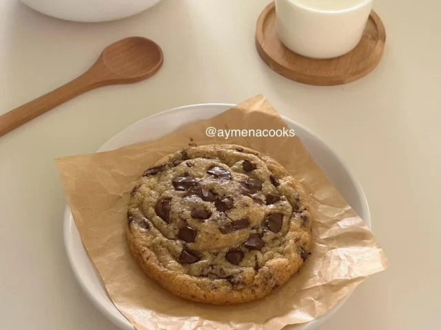 single serve chocolate chip cookie (no egg)