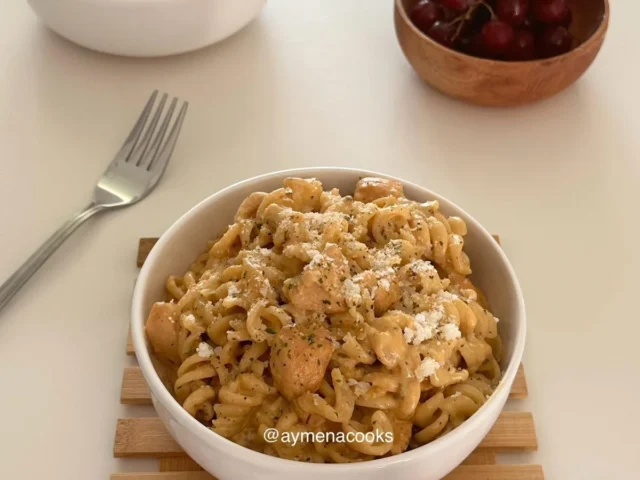 garlic parmesan chicken pasta