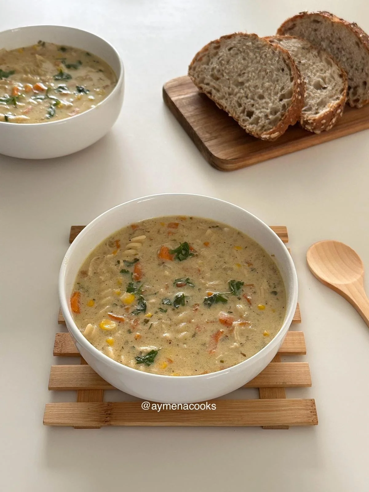 creamy chicken soup