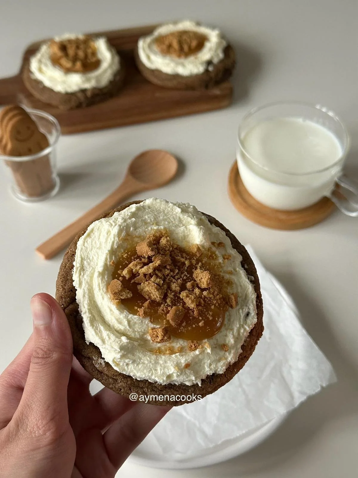 gingerbread cheesecake cookies