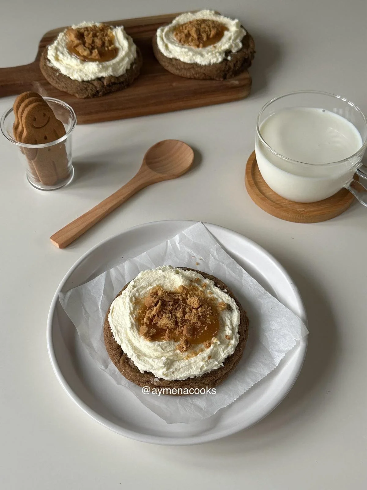 gingerbread cheesecake cookies