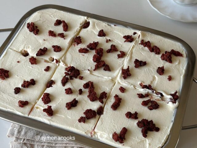 red velvet tres leches cake