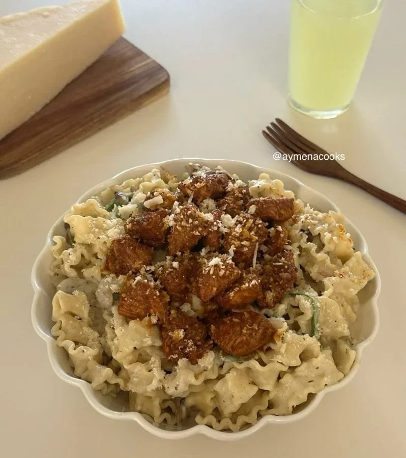 chicken and mushroom pasta