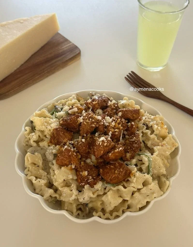 chicken and mushroom pasta