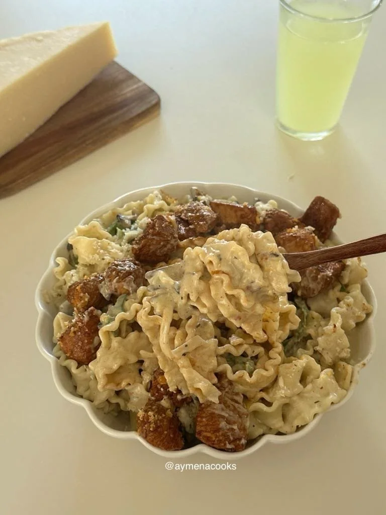 chicken and mushroom pasta
