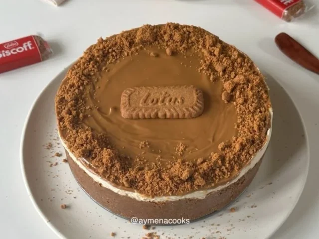 no bake biscoff cheesecake