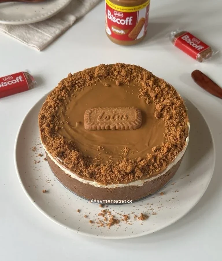 no bake biscoff cheesecake