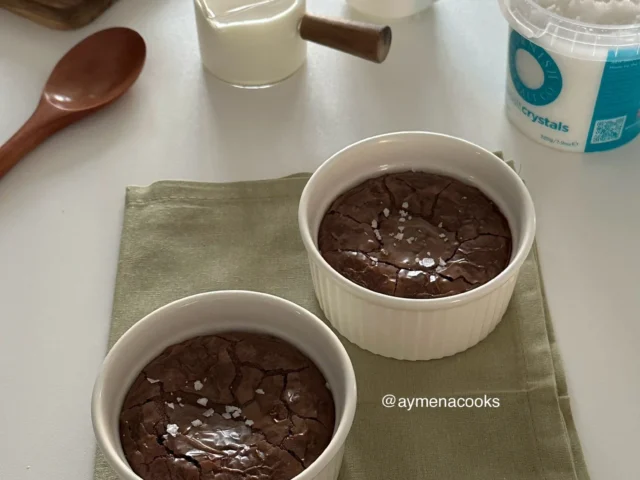 brownie cups for two