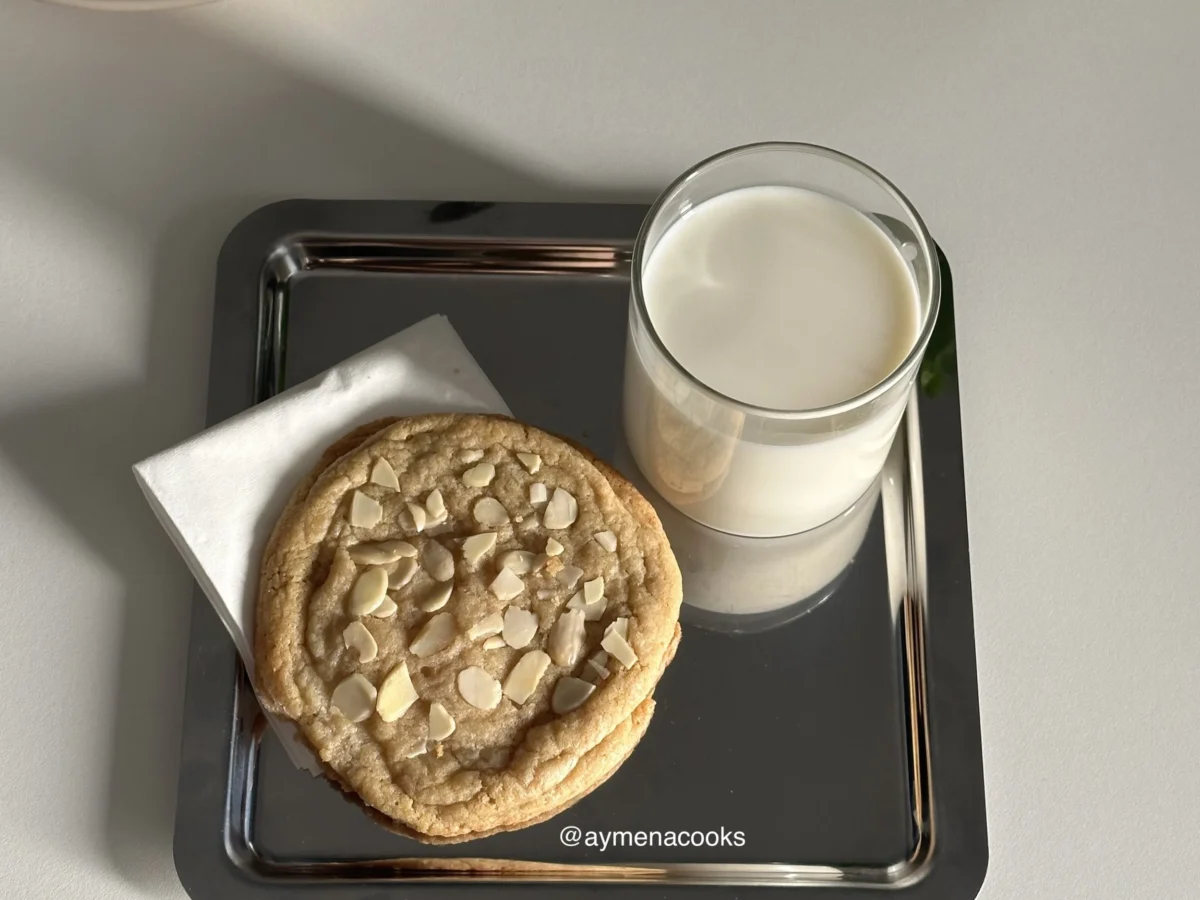 almond croissant cookies