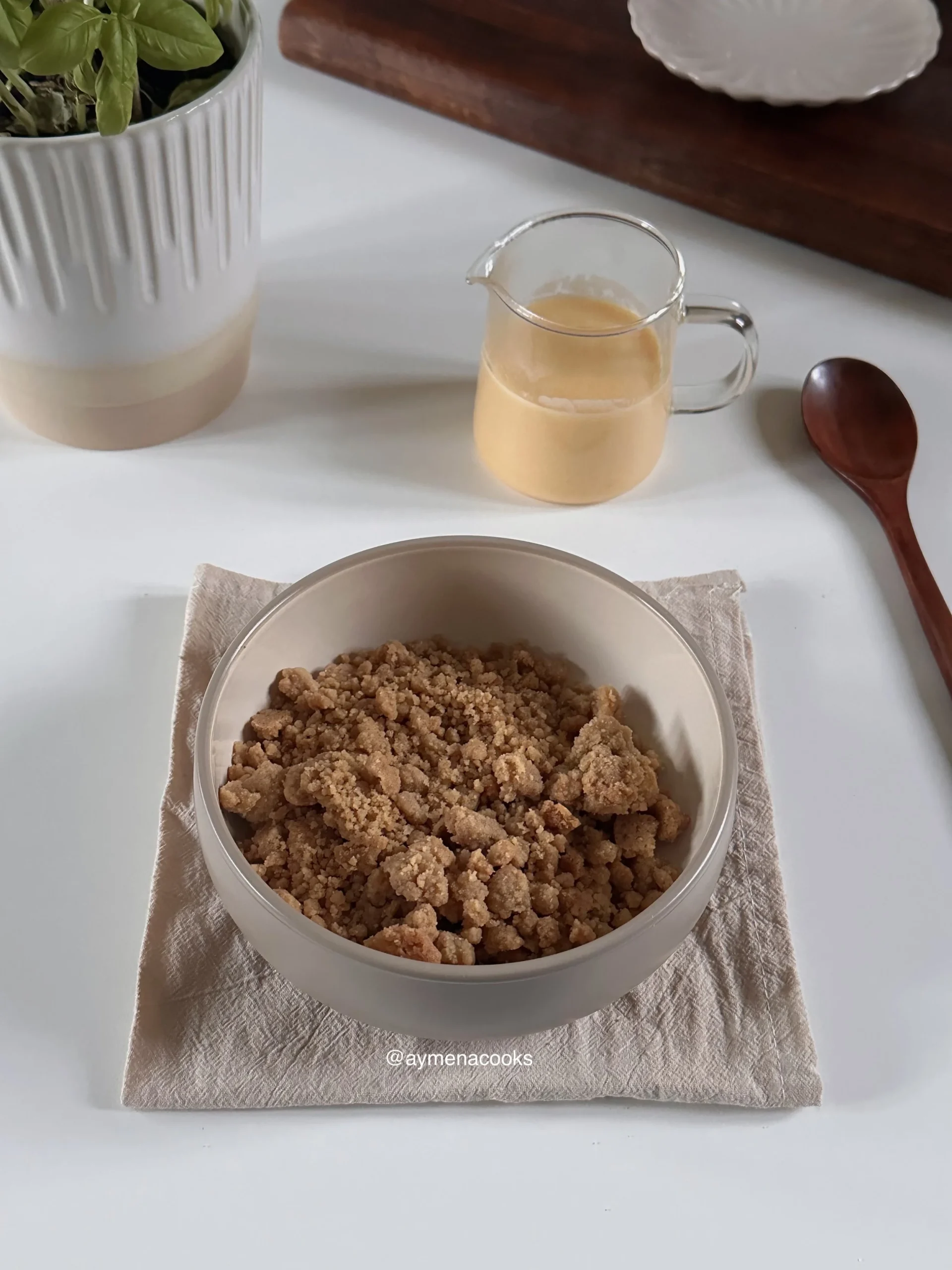crumble topping