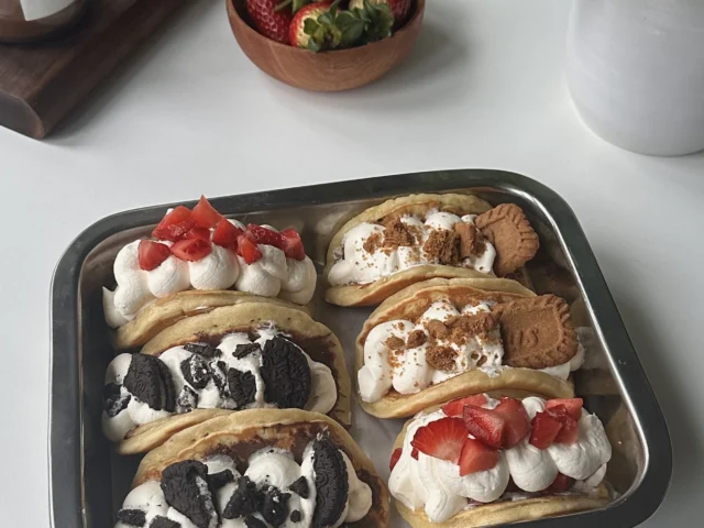 pancake tacos